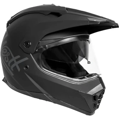 Abbildung von Westt Motocross Helm Fullface MTB Motorradhelm Integralhelm Crosshelm Motorrad Enduro Quad mit Doppelvisier Sonnenblende ECE Zertifiziert (Matt Schwarz, S (55 56 cm))