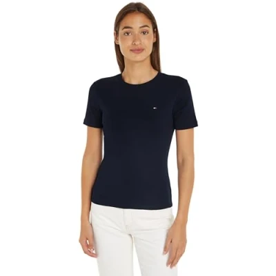 Abbildung von Tommy Hilfiger NEW SLIM CODY Tshirt basic, Damen, Größe: XXS, Desert sky
