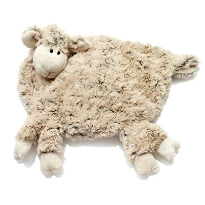 Abbildung von HanSen Plüsch Schaf Bezug für Wärmeflasche/braun / 38 x 34 cm/kuschelweich/Stofftier Kuscheltier Plüschtier/Lamm Lämmchen/für Babys und Kinder/natur