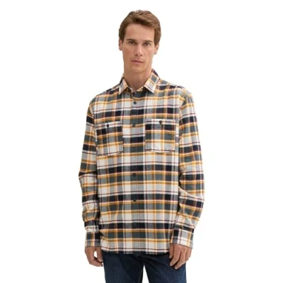 Abbildung von TOM Tailor Hemd, Herren, Größe: Medium, Navy multi check