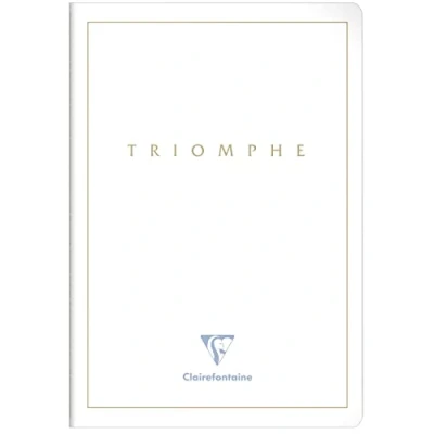 Abbildung von Clairefontaine 36176C Heft Triomphe GOLD, DIN A4, 21x29,7cm, mit Fadenbindung, 48 Blatt liniert, Papier weiß 90g, 1 Stück