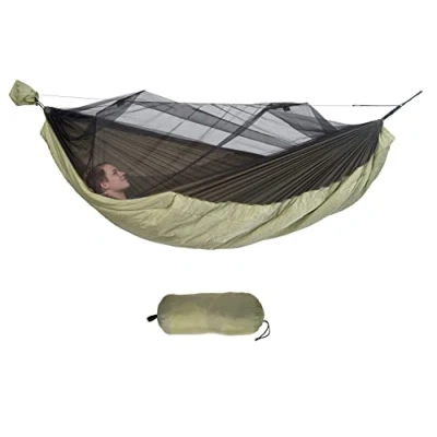 Abbildung von AMAZONAS Ultra Light Hängematte Moskito Traveller Quilted XXL Integrierter Wärmeschutz ca. ≥ 5 C Liegefläche ca 2,75 x 1,40 m Gewicht 0,95 kg, bis 200 kg