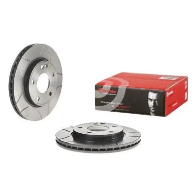 Abbildung von BREMBO MAX LINE 09.7359.76 Bremsscheibe 260 22 5 geschlitzt, innenbelüftet beschichtet hochgekohlt mit Schrauben MERCEDES BENZ: A Class