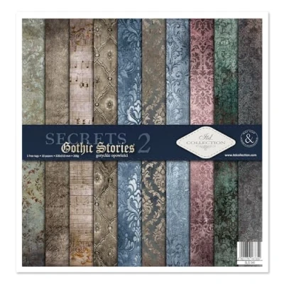 Abbildung von ITD Collection Scrapbooking Paket 12x12 inches, Papier, Dekorpapier, Decoupage, Kartenherstellung, Papiergröße 310 x 320 mm (SLS040), Mittel