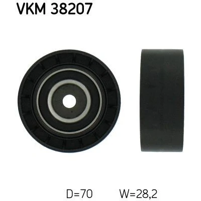 Abbildung von SKF VKM 38207 Umlenkrolle BMW: 5 Saloon, 7