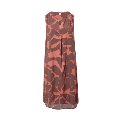 Abbildung von QS Volant Freizeitkleid, Damen, Größe: 38, Papaya