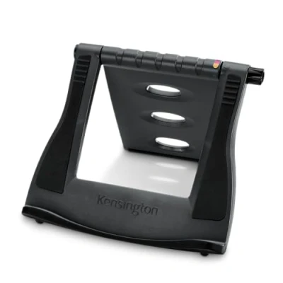 Abbildung von Kensington Easy Riser tragbarer ergonomischer Laptopständer, Für 12 Zoll 17 Geräte, Höhenverstellbar mit SmartFit System, zur besseren Kühlung und Luftzirkulation, Grau, 60112