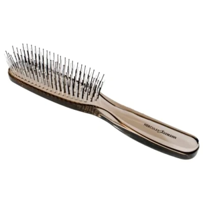 Abbildung von HERCULES SÄGEMANN Zauberbürste Schlamm Hochwertige Scalp Brush für sanftes Entwirren ohne Ziepen. Ideal Damen und Herren, geeignet nasses trockenes Haar. Farbe: Braun
