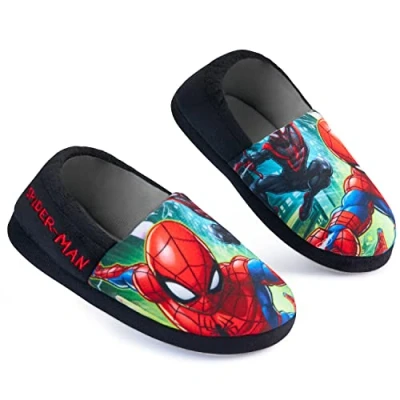Abbildung von Marvel Spiderman Hausschuhe Kinder Avengers (Schwarz Spiderman, numeric_29)