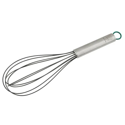 Abbildung von Chefkoch trifft Fackelmann Premium Schneebesen aus Edelstahl, hitzebeständig bis 230C, ideal für Cremes &amp; Sahne, spülmaschinengeeignet, grau