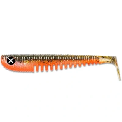 Abbildung von Monkey Lures King Lui 7,5 cm, 10 12,5 14 cm Big L Köder, Gummifisch, Angelköder, Softbait, Zanderköder, Kunstköder Angeln, Gummiköder (Snails Calabrese stark UV aktiv, cm)