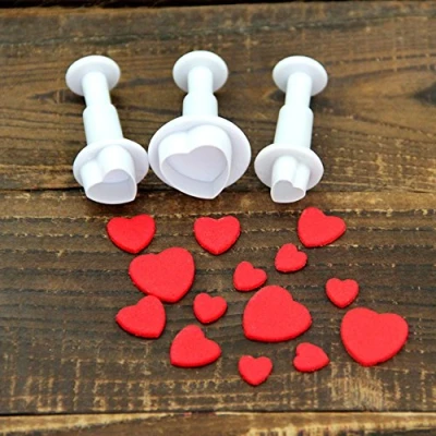 Abbildung von XXG Love herz Eckig Rund Kreis Kuchen Biscuit Cookies Form Cutter Plunger Fondant Sugarcraft Icing Dekorieren
