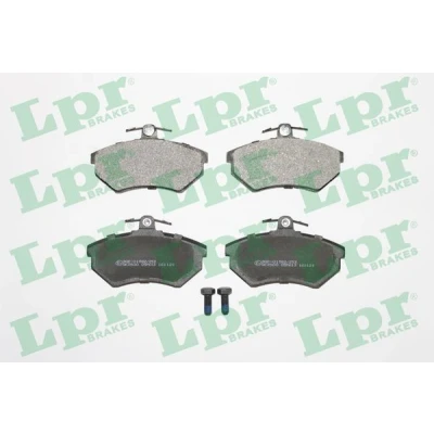 Abbildung von LPR 05P613 Bremsbelagsatz mit Schrauben VOLKSWAGEN: Golf 2, 3, 3 Cabrio, SEAT: Ibiza Córdoba I Vario, Saloon