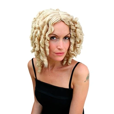 Abbildung von WIG ME UP PW0048 KB88 Fasching Perücke BLOND Barock Korkenzieherlocken