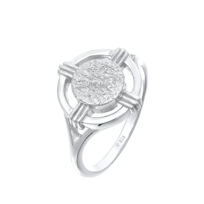 Abbildung von Elli Organic LOOK Ring, Damen, Größe: 54, Silber
