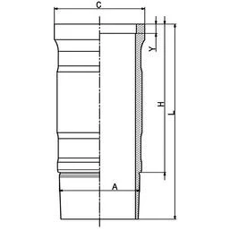 Abbildung von KOLBENSCHMIDT 89901110 Zylinderlaufbuchse SCANIA: P,G,R,T series