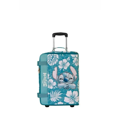 Abbildung von Lilo und Stitch Aloha Faltbarer Kabinenkoffer, Blau