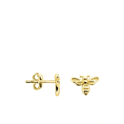 Abbildung von SOFIA MILANI Damen Ohrringe 925 Silber vergoldet/golden Bienen Ohrstecker E2131