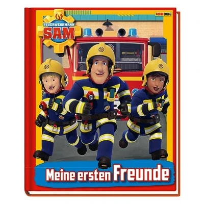Abbildung von Feuerwehrmann Sam: Meine ersten Freunde: Kindergartenfreundebuch mit wattiertem Cover