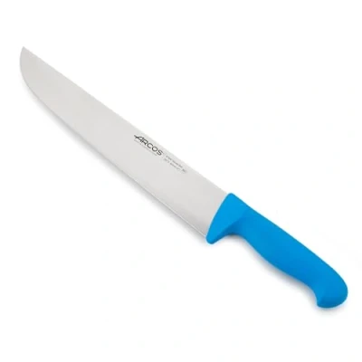 Abbildung von Arcos Serie 2900 Metzgermesser Steakmesser Klinge Nitrum Edelstahl 300 mm HandGriff Polypropylen Farbe Blau