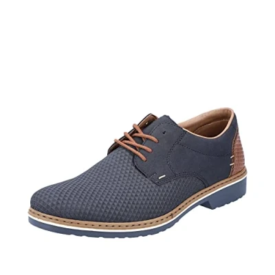 Abbildung von Rieker Schnürer, Herren, Größe: 42, Blau Schuhe
