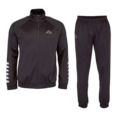Abbildung von Kappa Herren 303307 Till Unisex Trainingsanzug, Black, Gr. L