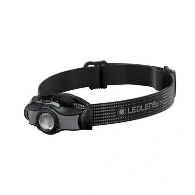 Abbildung von Ledlenser MH3 Outdoor Stirnlampe LED, Schwarz/Grau, 200 Lumen, fokussierbar, Leuchtweite 130m, Leuchtdauer bis 35h, Metallclip, inkl. Batterie, Kopflampe