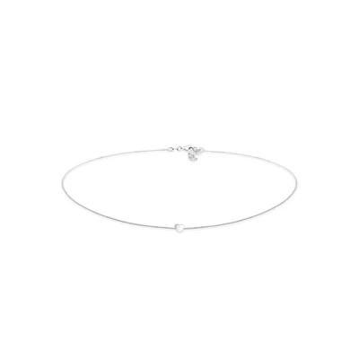 Abbildung von Elli Choker Halskette Herz Anhänger 925 Sterling Silber Damen