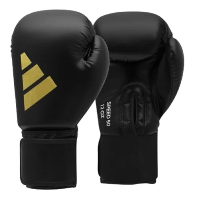 Abbildung von adidas Boxhandschuhe Speed 50, Schwarz, 12 oz, ADISBG50