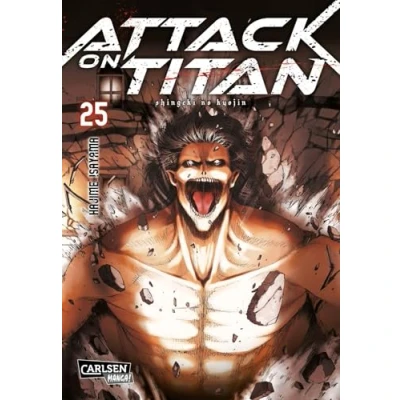 Abbildung von Attack on Titan 25: Atemberaubende Fantasy Action im Kampf gegen grauenhafte Titanen