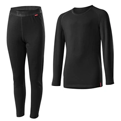 Abbildung von Löffler Kinder Set Lang Transtex Warm, schwarz, 140