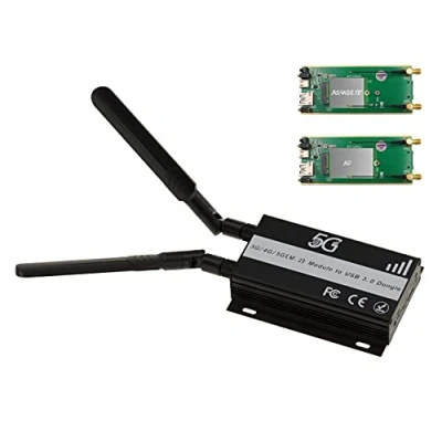 Abbildung von KALEA INFORMATIQUE Adapter M2 B Key auf USB 3.0 für WWAN LTE Modul mit SIM Kartenhalter Kompatibel 3G 4G 5G.