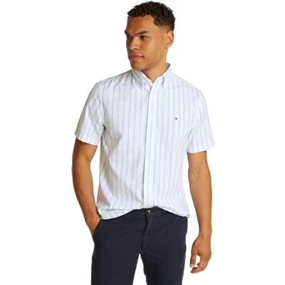 Abbildung von Tommy Hilfiger Kurzarmhemd »FLEX POPLIN STP SHIRT S/S«