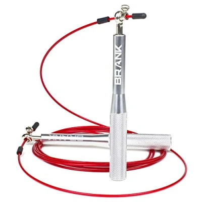 Abbildung von BRANK SPORTS 3,5 Meter Springseil Für Erwachsene Fitness Double Under Erfolge Boxen Sport Seilspringen Speed Rope Sprungseil Erwachsener Inklusive Gratis Trainingsplan