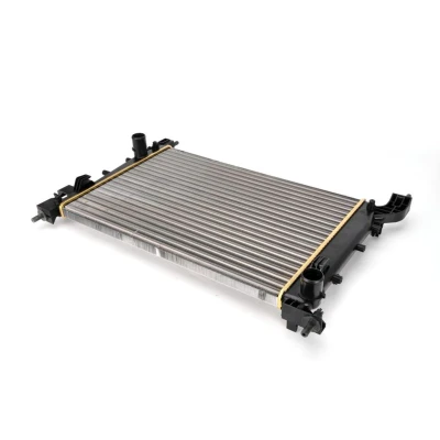 Abbildung von THERMOTEC D7F038TT Kühler, Motorkühlung für Fahrzeuge mit/ohne Klimaanlage 378 540 23 Schaltgetriebe Kühlrippen mechanisch gefügt