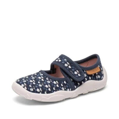 Abbildung von Bisgaard Maddy Riemchenballerina für Kinder, Größe: 31, Wild flower blue Schuhe