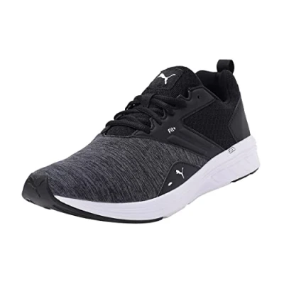 Abbildung von Puma Unisex NRGY Comet Straßenlaufschuhe, Black White, 44.5 EU