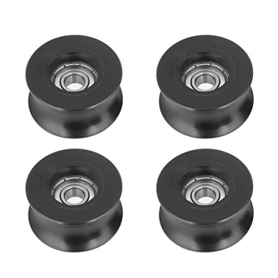 Abbildung von 4 Stück 8x40x20,7 mm 0840UU U Typ Nut Riemenscheibe Rollenführungsrad