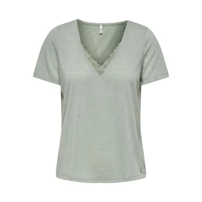 Abbildung von ONLY V Shirt »ONLZOLA LIFE S/S NECK LACE TOP JRS«