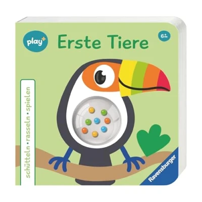 Abbildung von Ravensburger Play+ schütteln, rasseln, spielen: Erste Tiere, Baby Buch ab 6 Monate