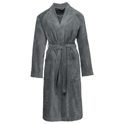 Abbildung von Vossen Dallas Unisex Bademantel GREY, Größe: Small, Grey