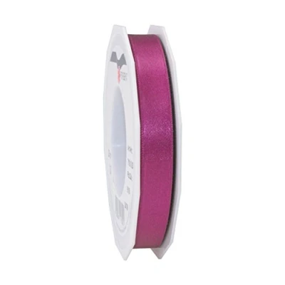 Abbildung von PRÄSENT C.E. Pattberg Satin Bordeaux (rot), 25 m Satinband zum Einpacken von Geschenken, 15 mm Breite, Geschenkband Dekorieren &amp; Basteln, Dekoband, Anlass