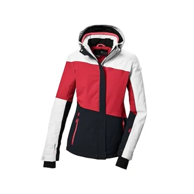Abbildung von killtec Damen Skijacke/Funktionsjacke mit abzippbarer Kapuze und Schneefang KSW 67 WMN SKI JCKT, modern red, 36, 41961 000