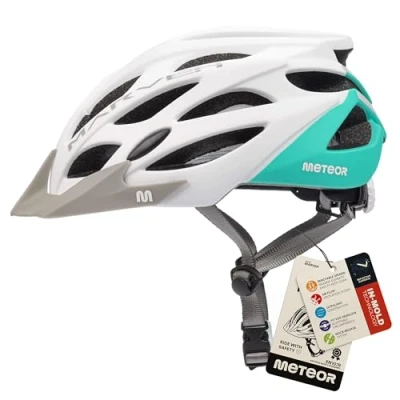 Abbildung von meteor® Marven Fahrradhelm Herren Damen Kinder Helm MTB rollerhelm mädchen kinderfahrradhelm für Downhill rennradhelm Mountainbike Inliner skaterhelm BMX fahradhelm Scooter Jungen Bike Helmet