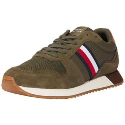 Abbildung von Tommy Hilfiger RUNNER EVO MIX BLOCK ( Niedriger Schnitt (Schuhe) Herren, Khaki (Army Green), 41 EU