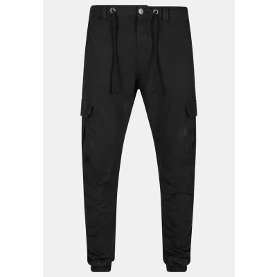 Abbildung von Urban Classics Cargo Jogging Pants Cargohose, Herren, Größe: 3XL, Black