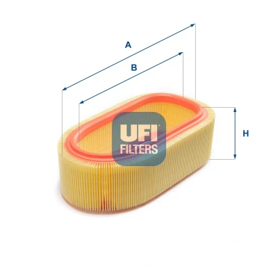 Abbildung von UFI 30.556.00 Luftfilter 72 202 292 Filtereinsatz RENAULT: MASTER 3 Kasten, Bus, 3, OPEL: Movano B Van, Minibus