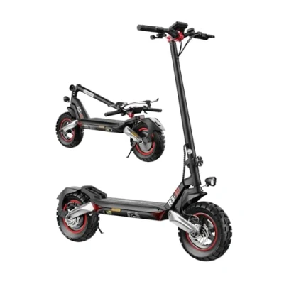 Abbildung von E Scooter mit Blinker und Straßenzulassung, 15.6AH bis 80 100KM Reichweite, 10 Zoll Offroad Elektro 150KG Tragkraft, Dual Federung, ​E Roller für Erwachsene Stadt Land Pendeln