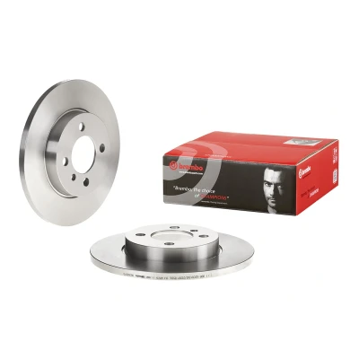 Abbildung von BREMBO 08.3068.10 Bremsscheibe 260 12,7 4 voll mit Schrauben BMW: 3 Saloon, Convertible