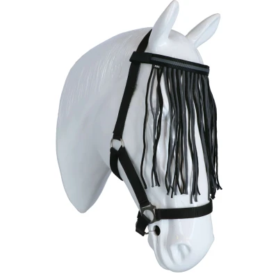 Abbildung von Horka Fliegenstirnband für Halfter Schwarz Warmblut